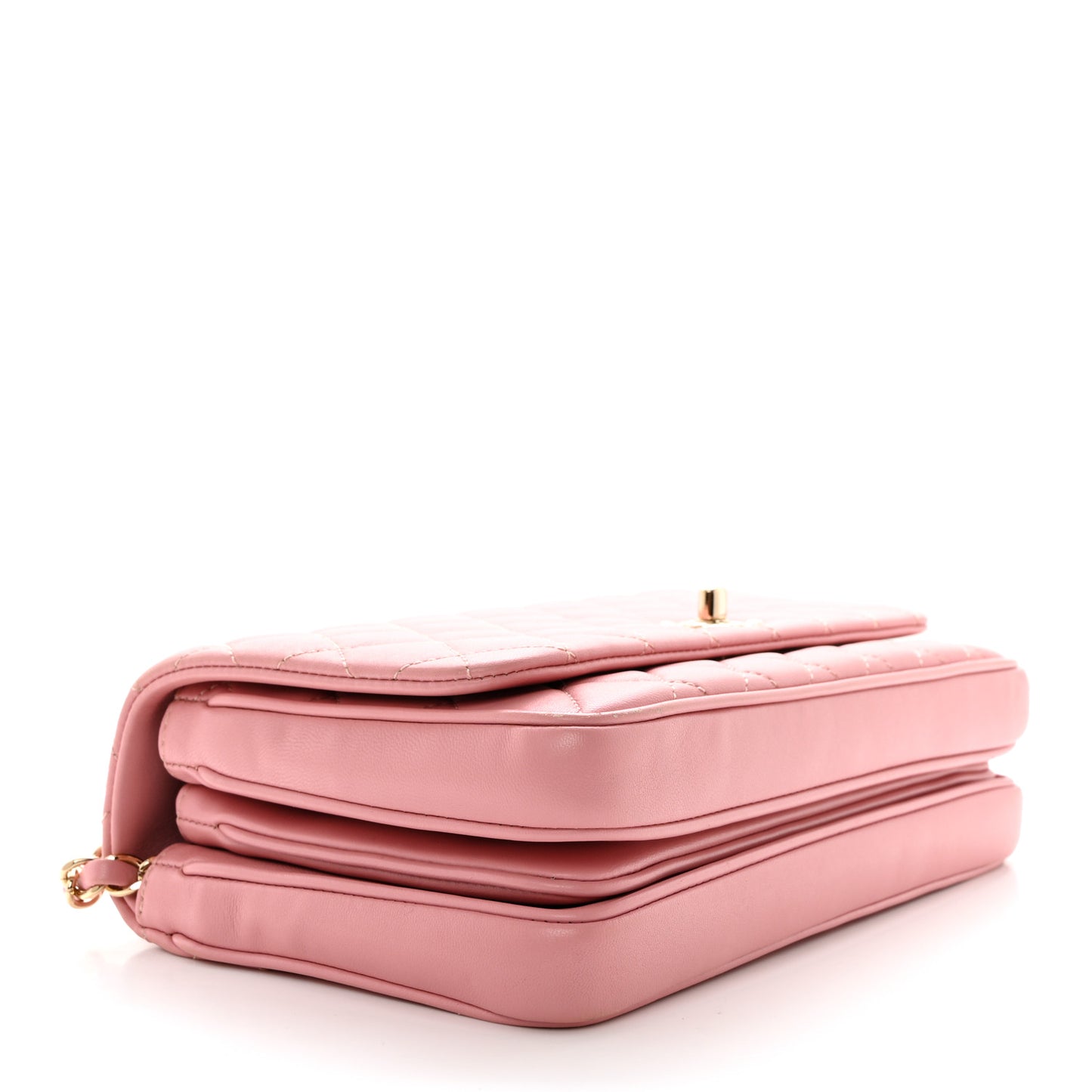 Lambskin Quilted Small Citizen Chic Flap Pink