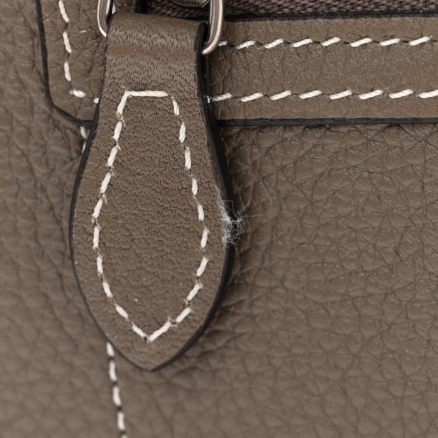 Drummed Calfskin Nano Luggage Souris