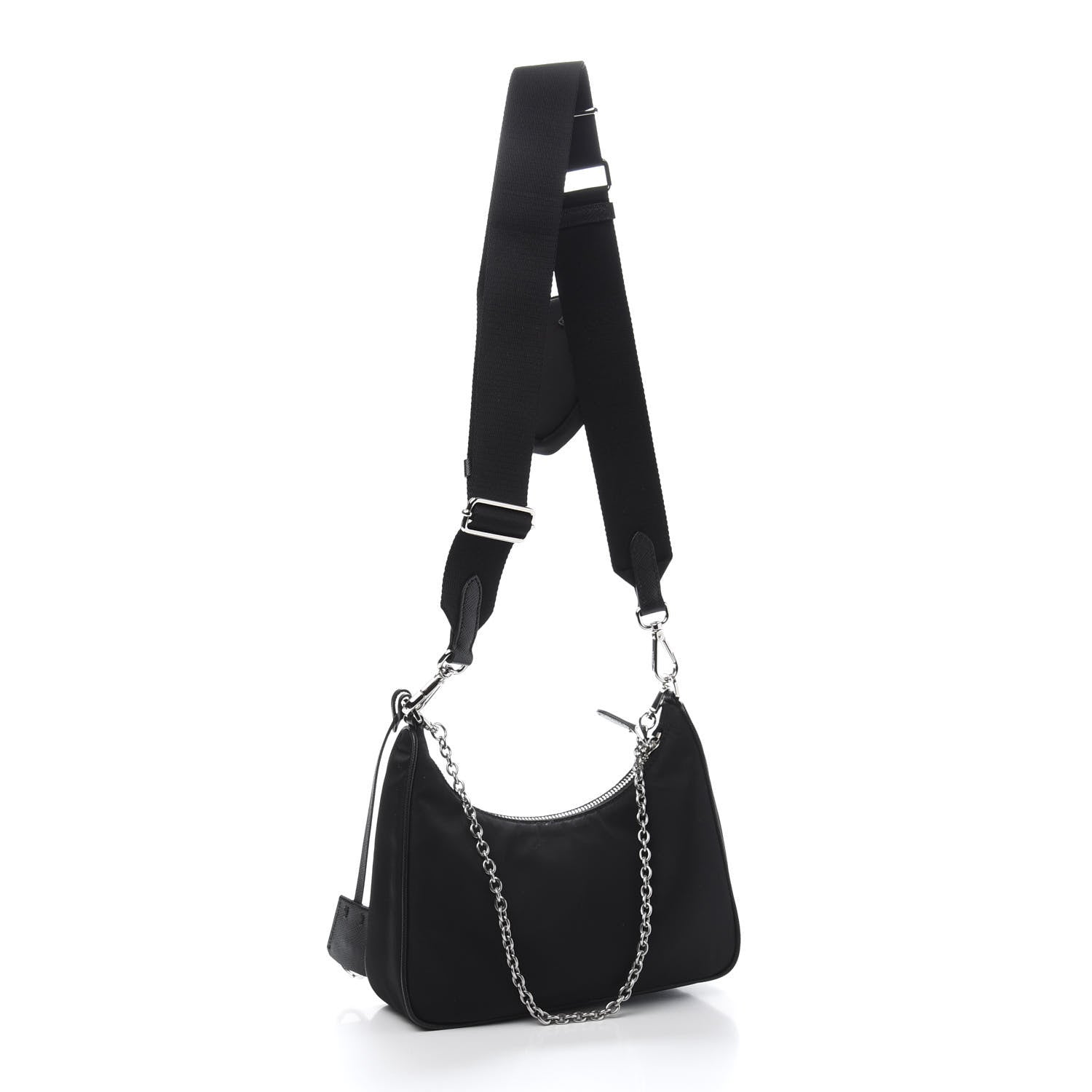 Prada Nylon Re-Edition 2005 Shoulder Bag Black 3 of 12
