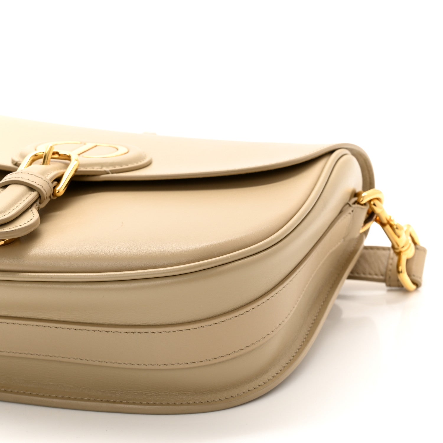 Christian Dior Box Calfskin Medium Bobby Flap Beige 9 of 10