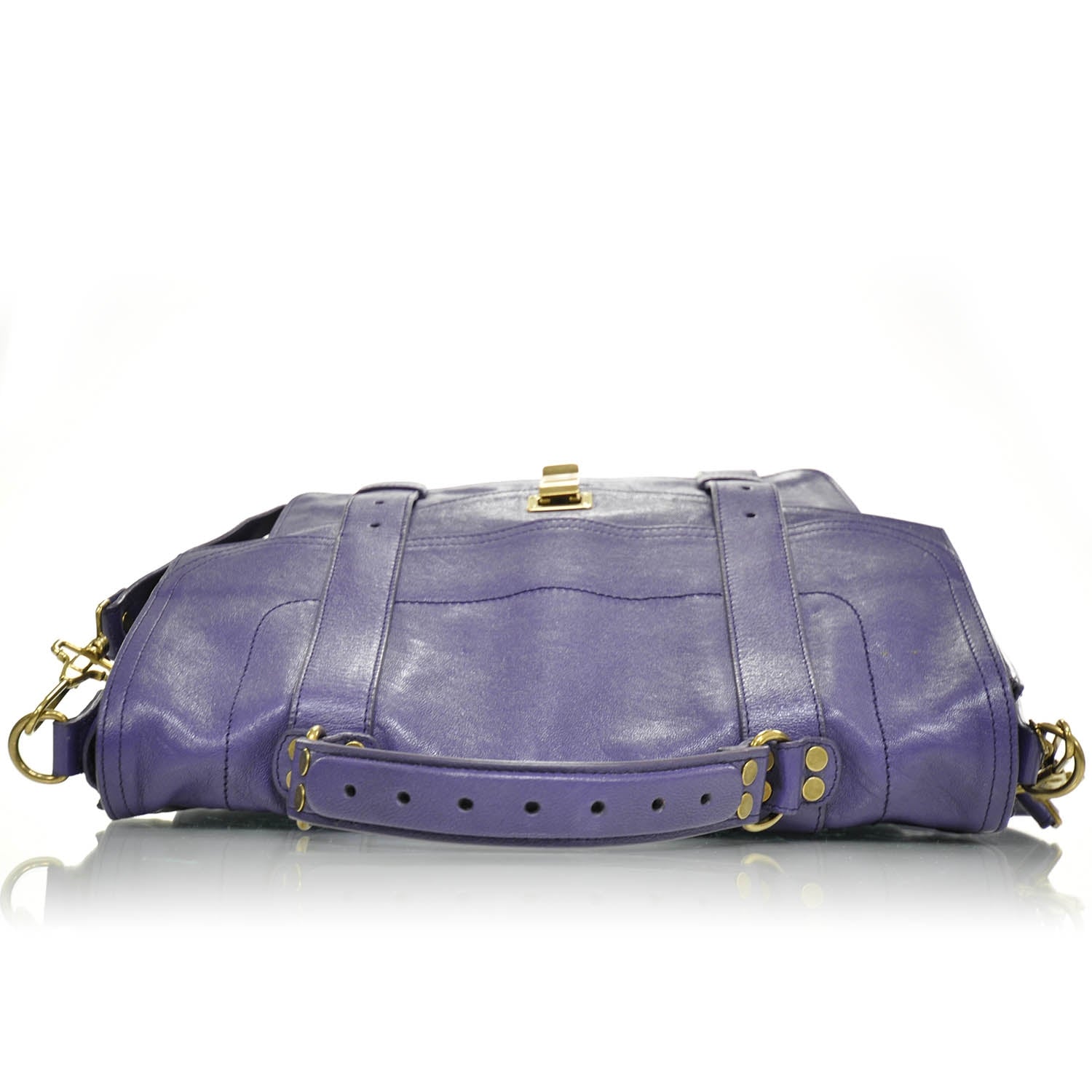 Proenza Schouler Lambskin PS1 Large Satchel Violet 5 of 8