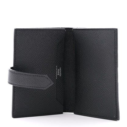 Hermes Epsom Bearn Card Holder Wallet Black 5 of 8