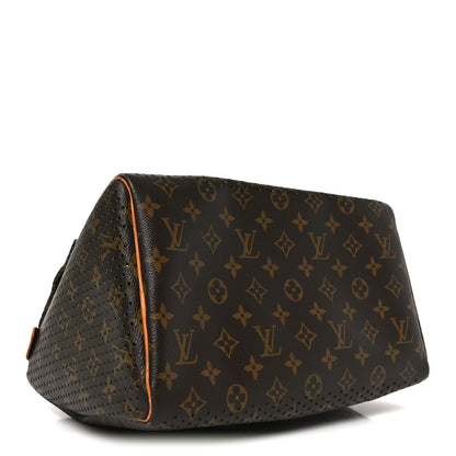 Louis Vuitton Monogram Perforated Speedy 30 Green 4 of 9
