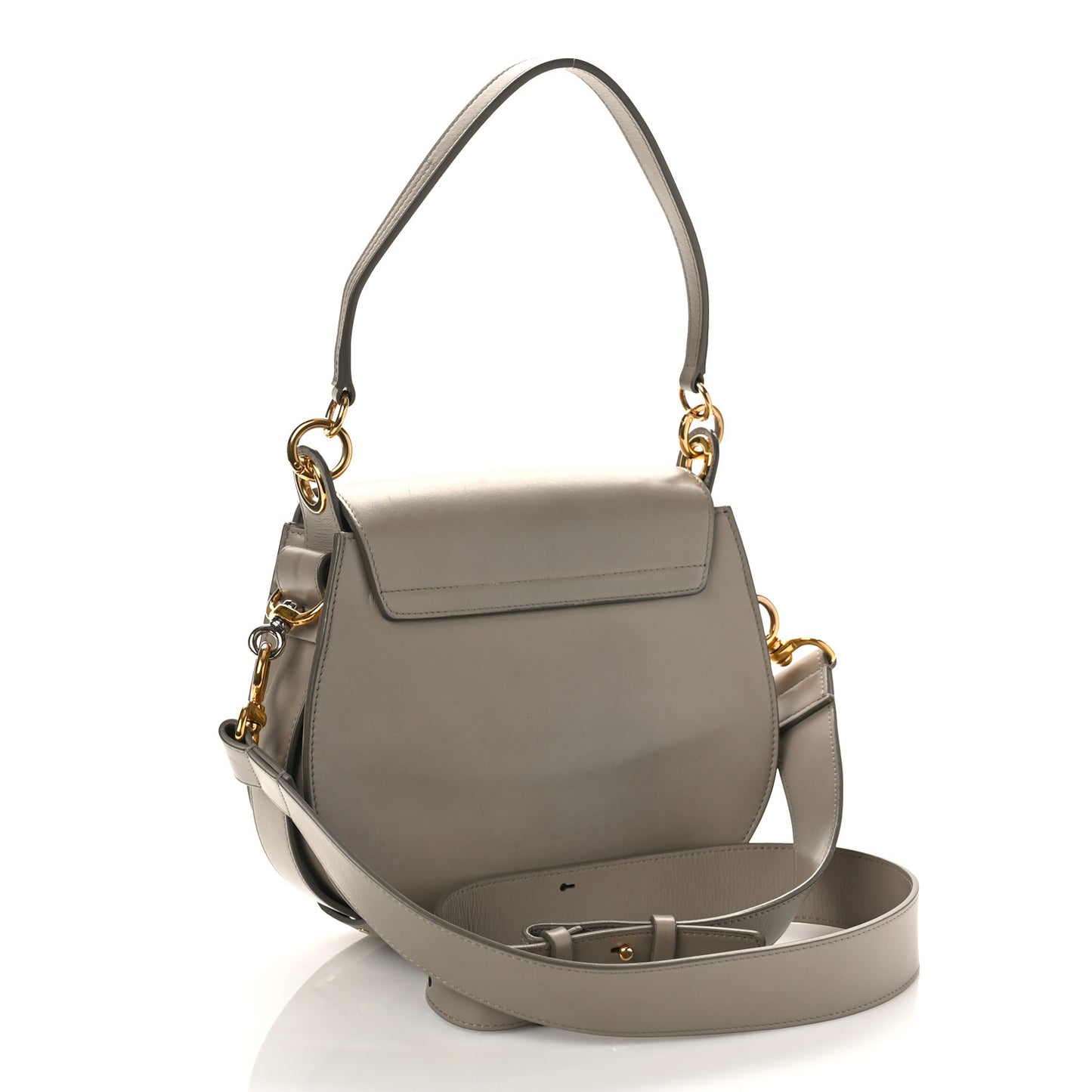 Calfskin Large Tess Bag Motty Grey