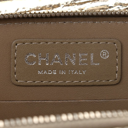 Chanel Crackled Aged Calfskin Mini Crossbody Flap Gold 7 of 13