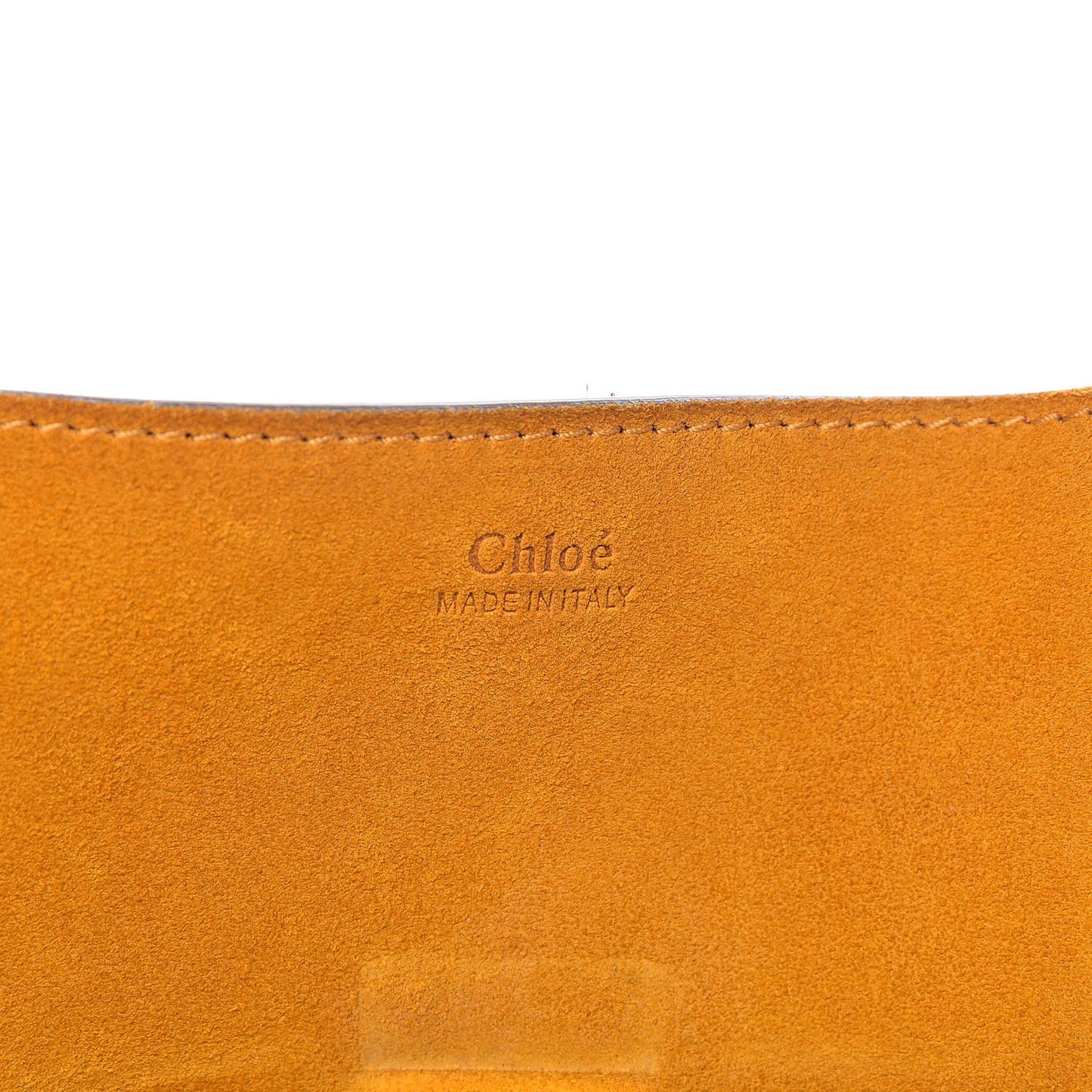Suede Smooth Calfskin Drew Shoulder Bag Dark Ochre