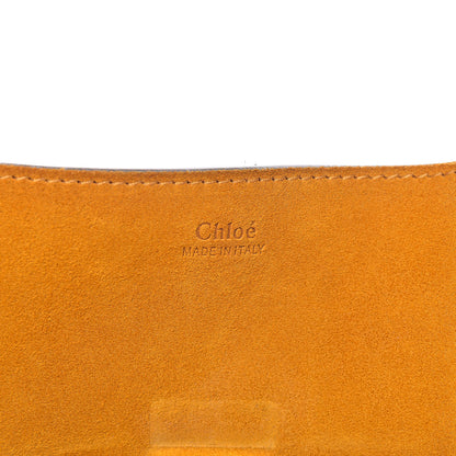 Chloe Suede Smooth Calfskin Drew Shoulder Bag Dark Ochre 6 of 12
