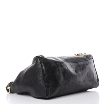 Balenciaga Chevre Gold Metallic Edge Hardware Velo Black 4 of 10