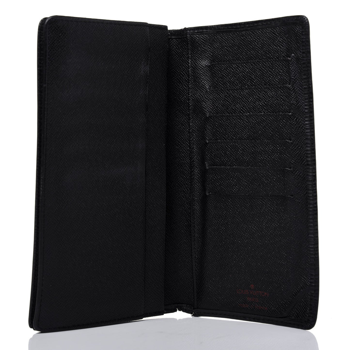 Epi Porte Valeurs Checkbook Wallet Black