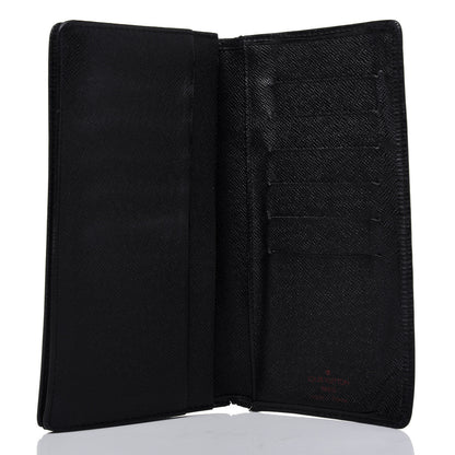 Louis Vuitton Epi Porte Valeurs Checkbook Wallet Black 5 of 17