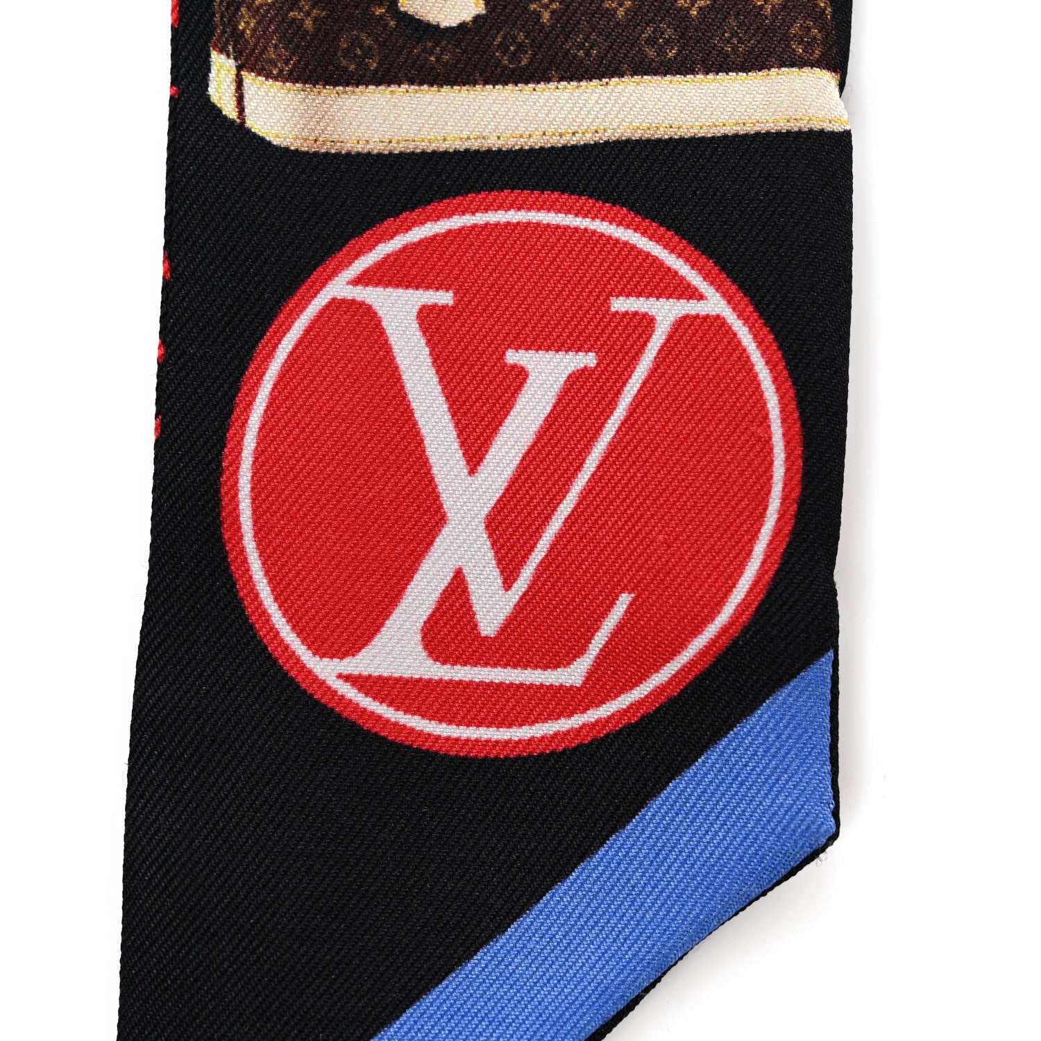 Louis Vuitton Silk Monogram Tribute To Alma BB Bandeau Black 2 of 4