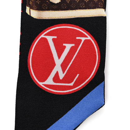 Louis Vuitton Silk Monogram Tribute To Alma BB Bandeau Black 2 of 4