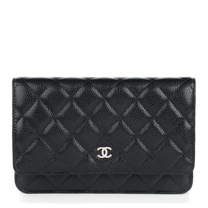 Chanel Caviar Quilted Wallet On Chain WOC Black 1 of 8