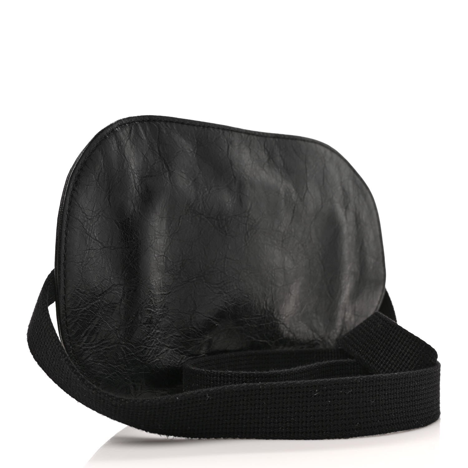 Gucci Fluffy Calfskin Morpheus Double Zip Belt Bag Black 3 of 9