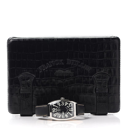 Franck Muller Stainless Steel Calfskin 34mm 6850 SC Casablanca Automatic Watch Black 6850CACB 7 of 7