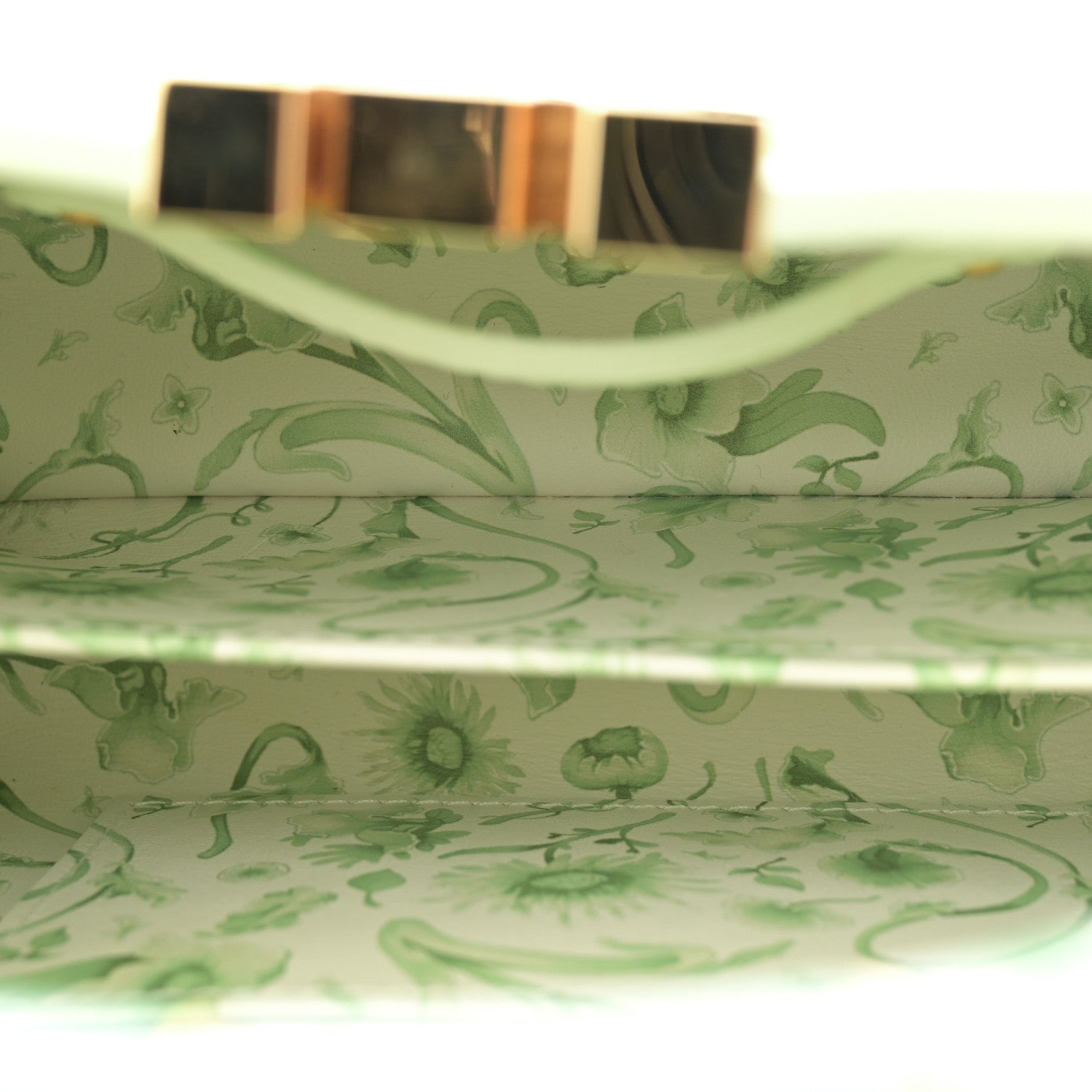 Louis Vuitton Taurillon Karung Mini Capucines Vert D'eau Green 5 of 10