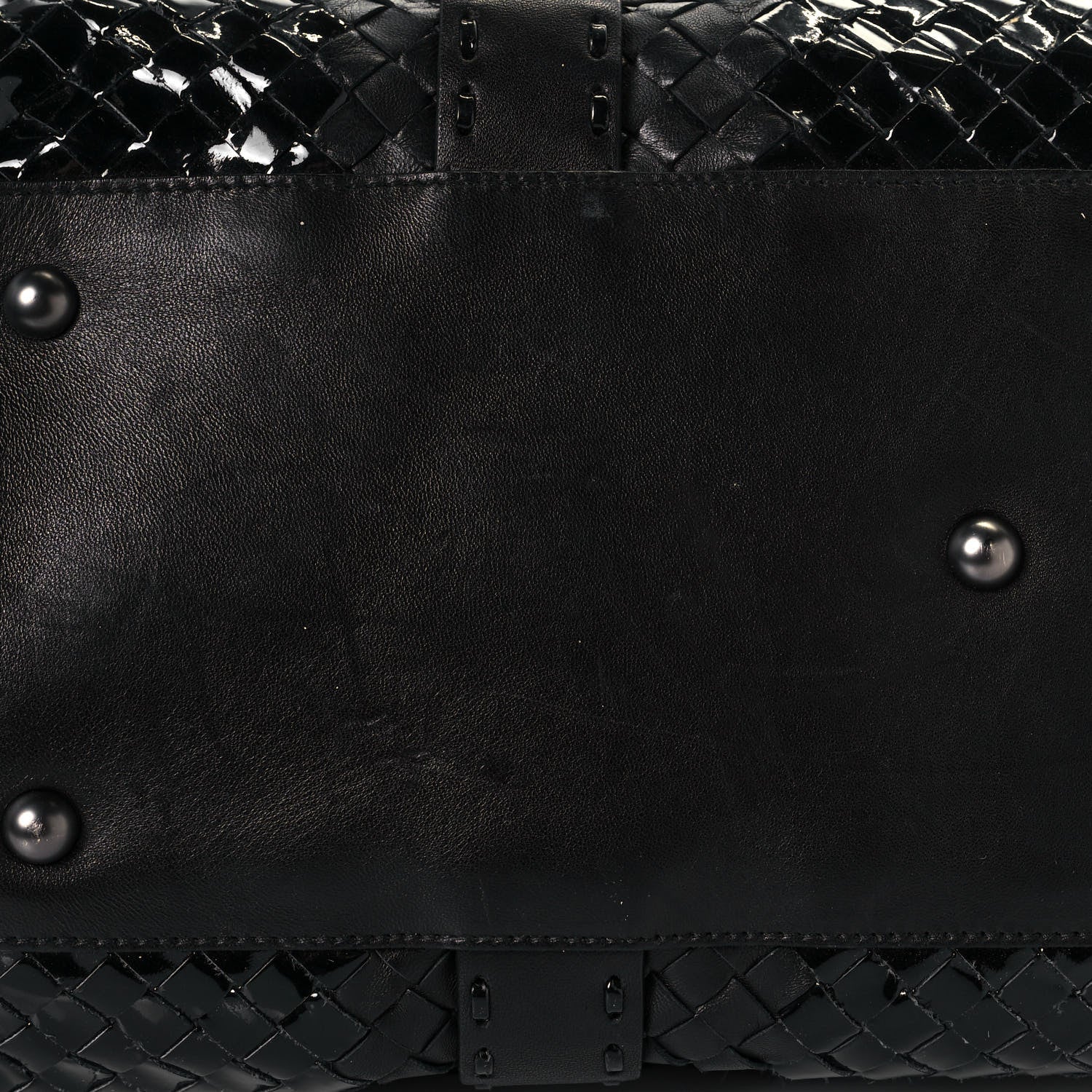 Bottega Veneta Patent Nappa Intrecciato Satchel Black 16 of 16
