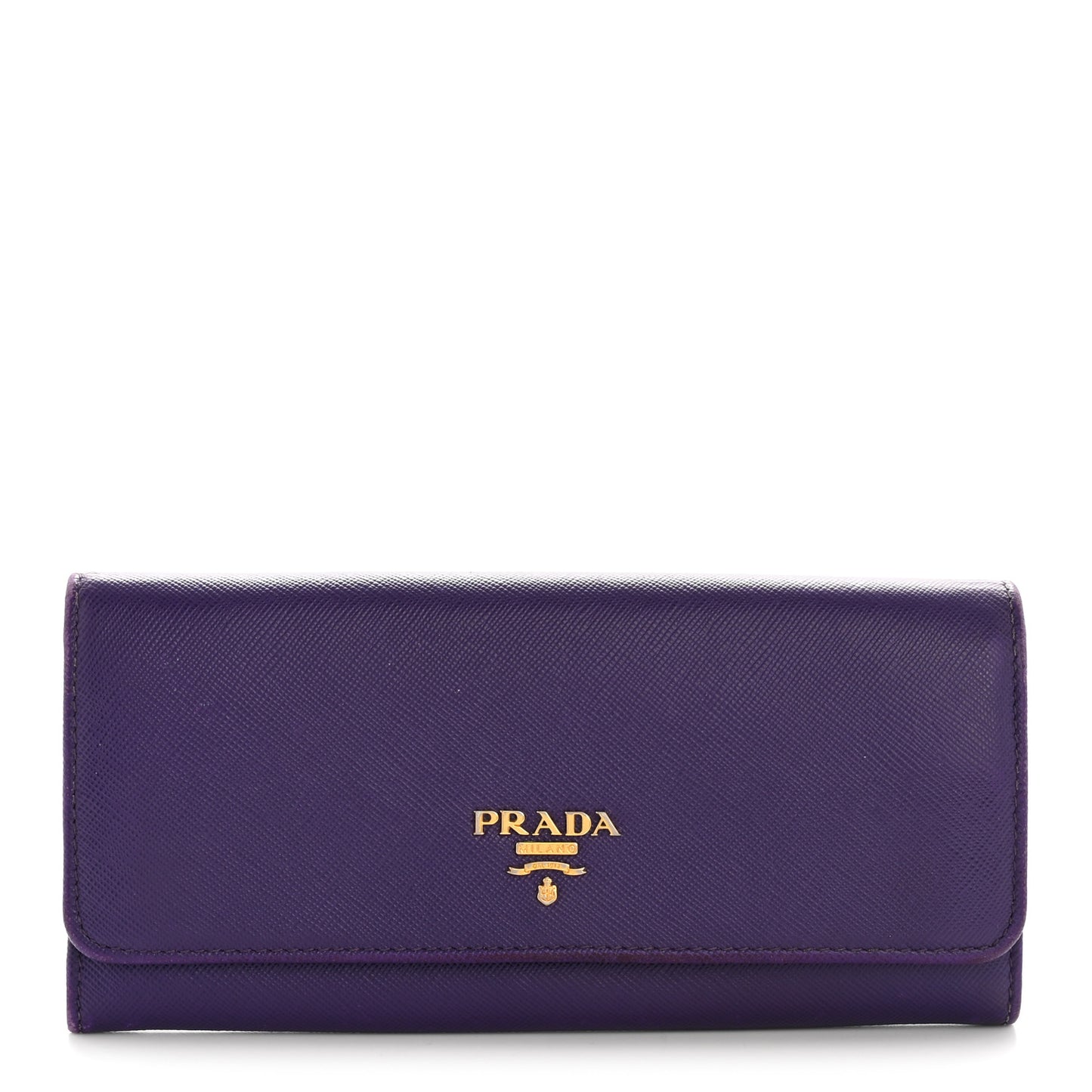 Saffiano Lux Continental Flap Travel Wallet Viola Multicolor