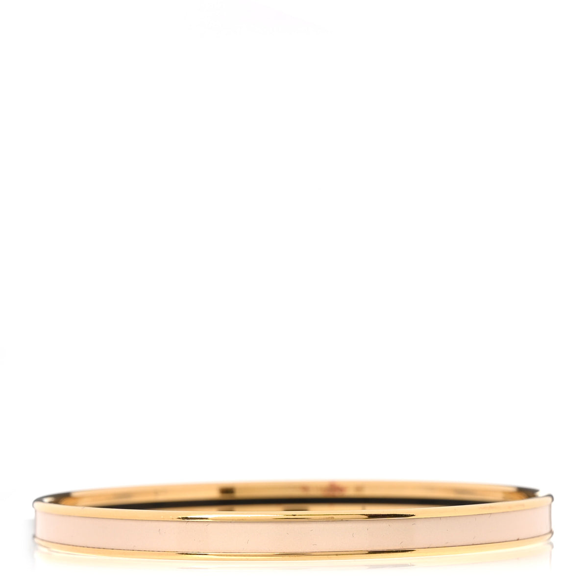 Enamel Printed Extra Narrow Uni Bracelet 70 Creme