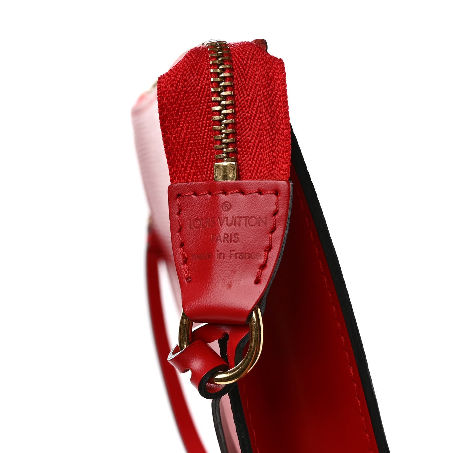 Louis Vuitton Epi Pochette Accessories 24 Castillan Red 6 of 8
