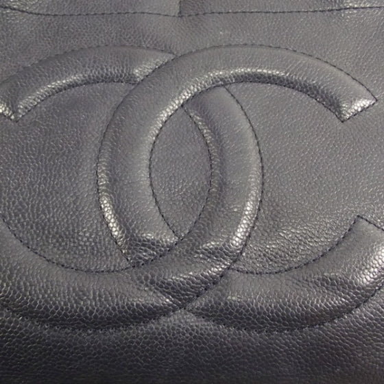 Caviar Executive Cerf Shopper Tote Navy