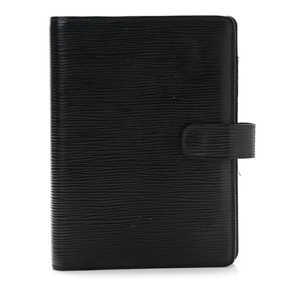 Louis Vuitton Epi Medium Ring Agenda Cover Black 1 of 9