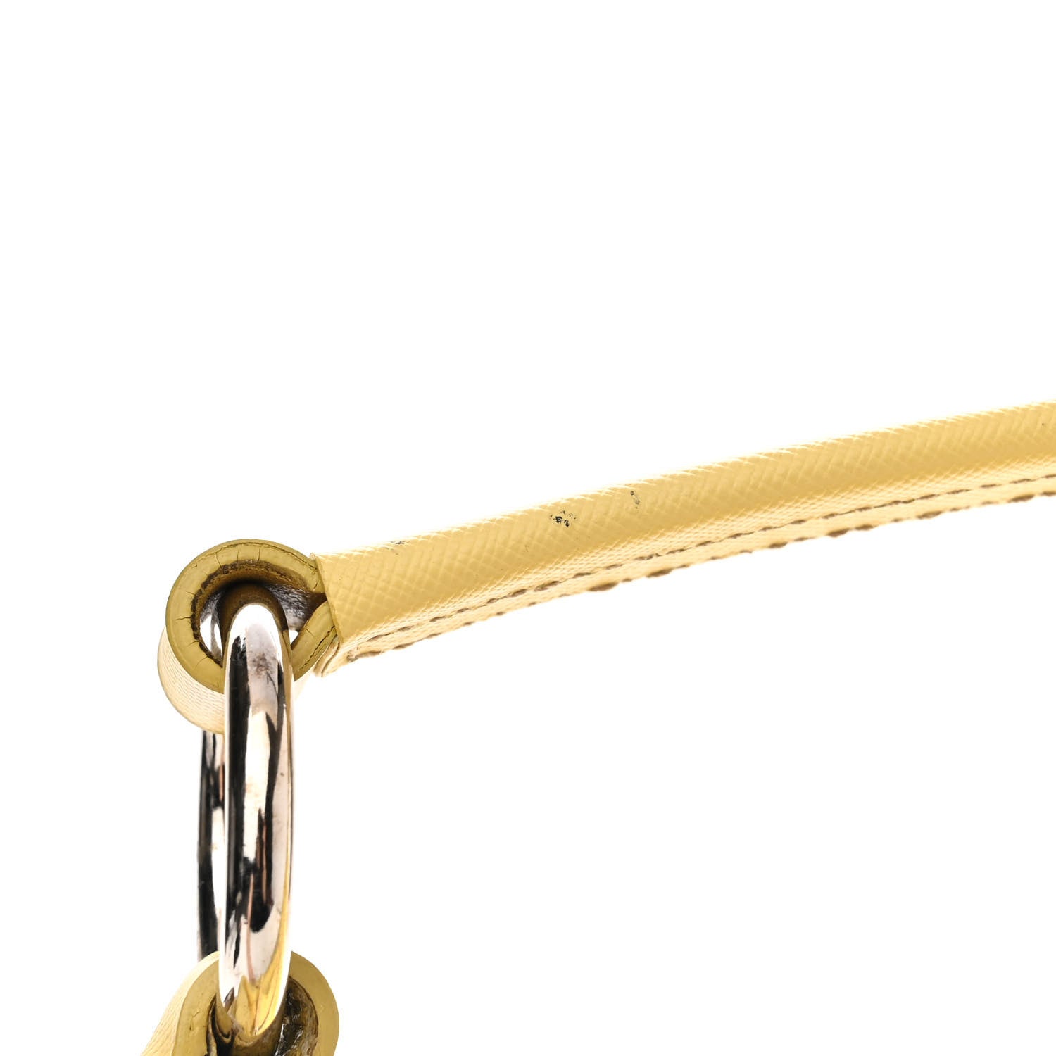 Prada Tessuto Nylon Saffiano Sacca Shoulder Bag Ananas 14 of 17