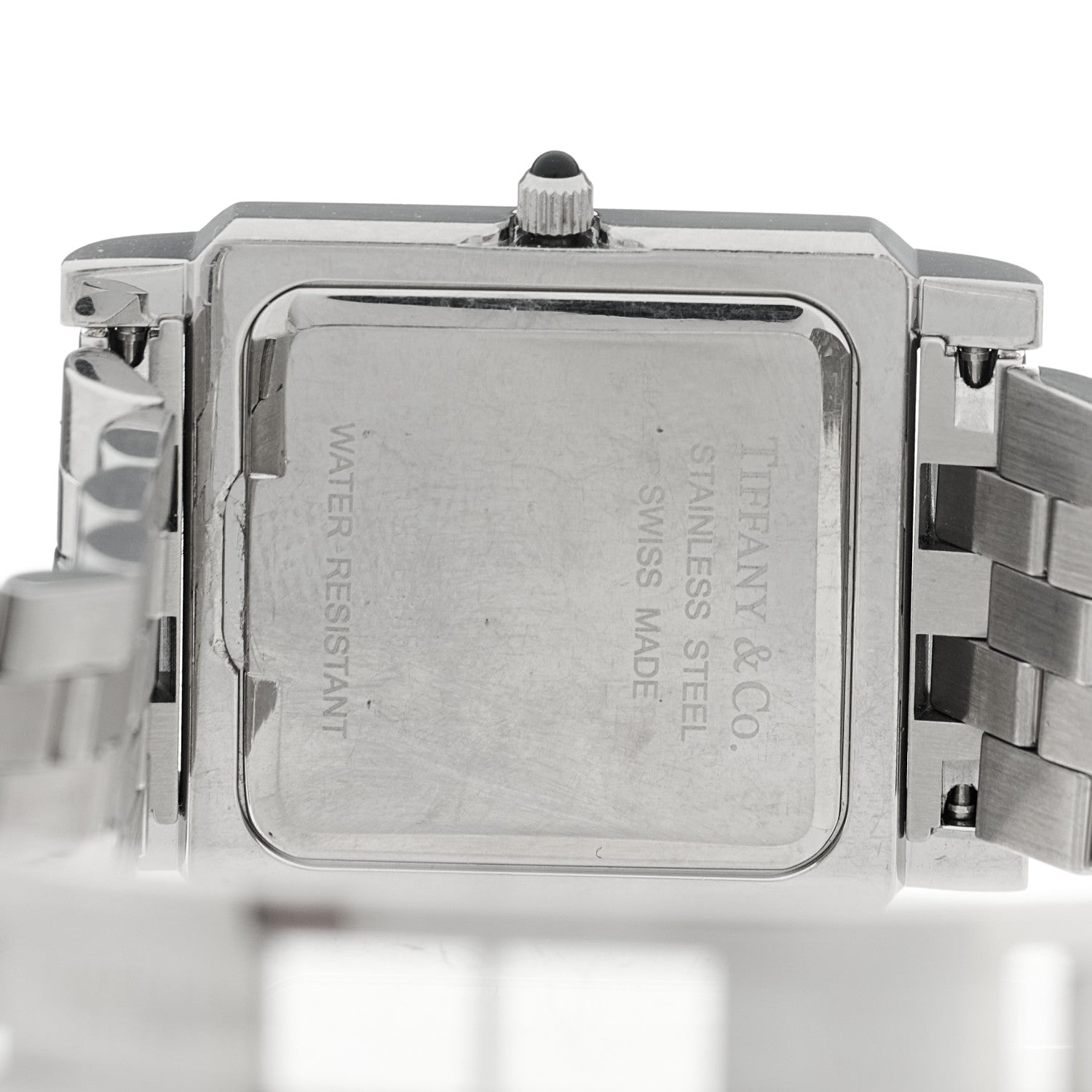 Tiffany Stainless Steel 28mm Classic Square Quartz Watch 1526054
