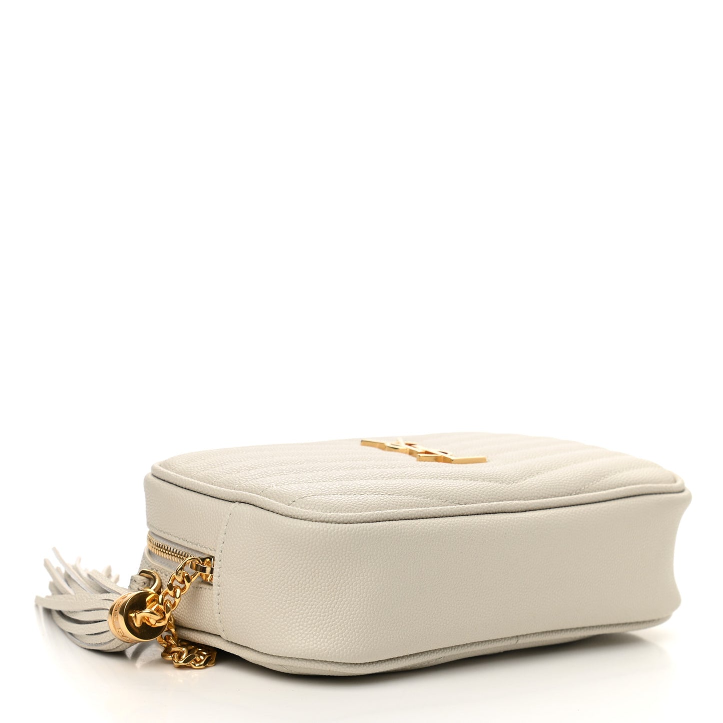Grain De Poudre Matelasse Monogram Mini Lou Camera Bag Blanc Vintage