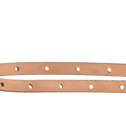 Versace Calfskin La Medusa Skinny 75 30 Belt White 4 of 6