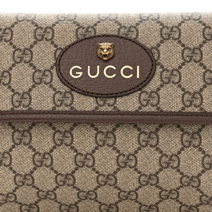 Gucci GG Supreme Monogram Neo Vintage Web Belt Bag Brown 8 of 10