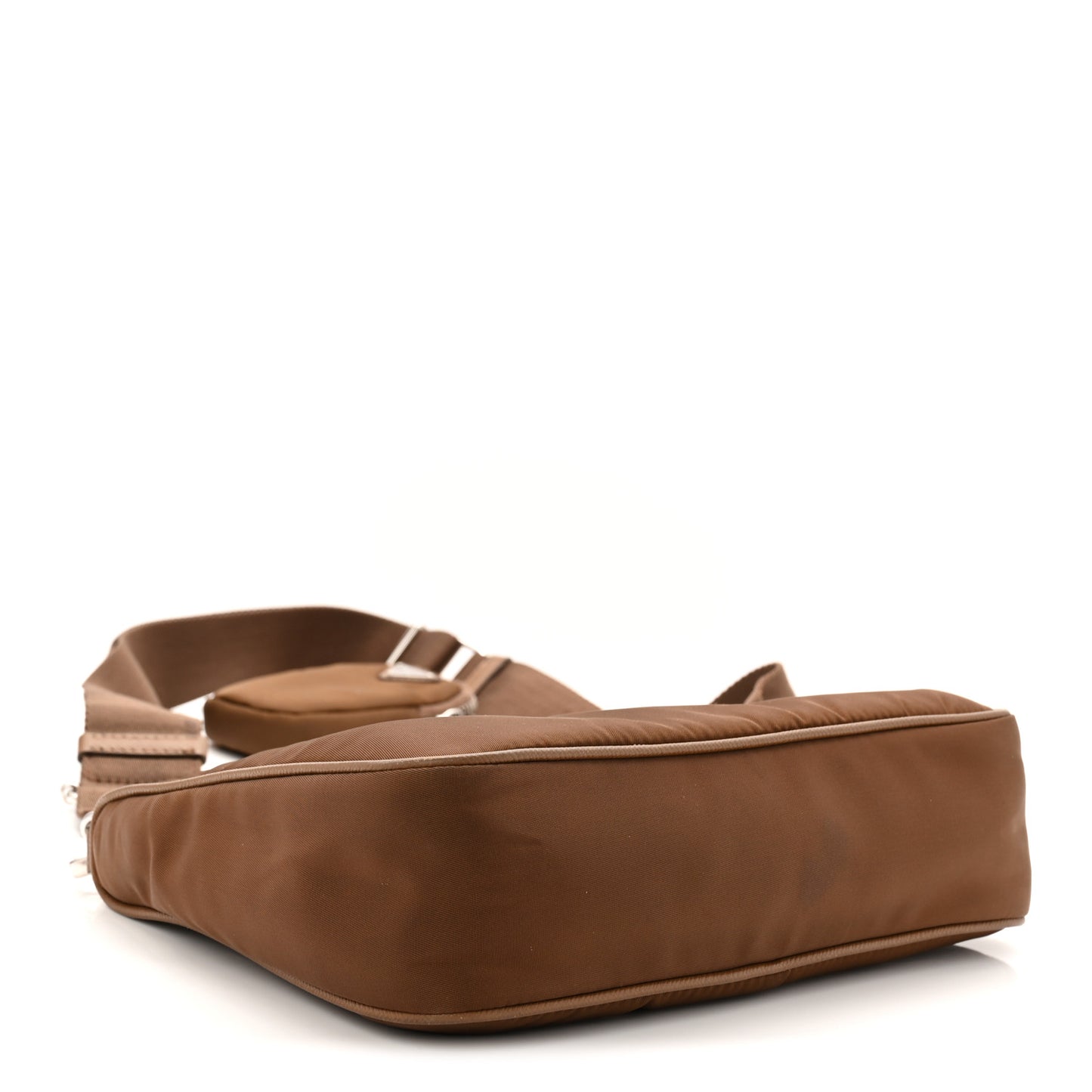 Tessuto Nylon Saffiano Re-Edition 2005 Shoulder Bag Cacao