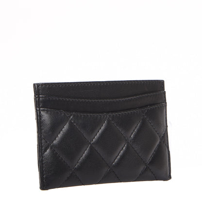 Chanel Lambskin Quilted Card Holder Black 3 of 8