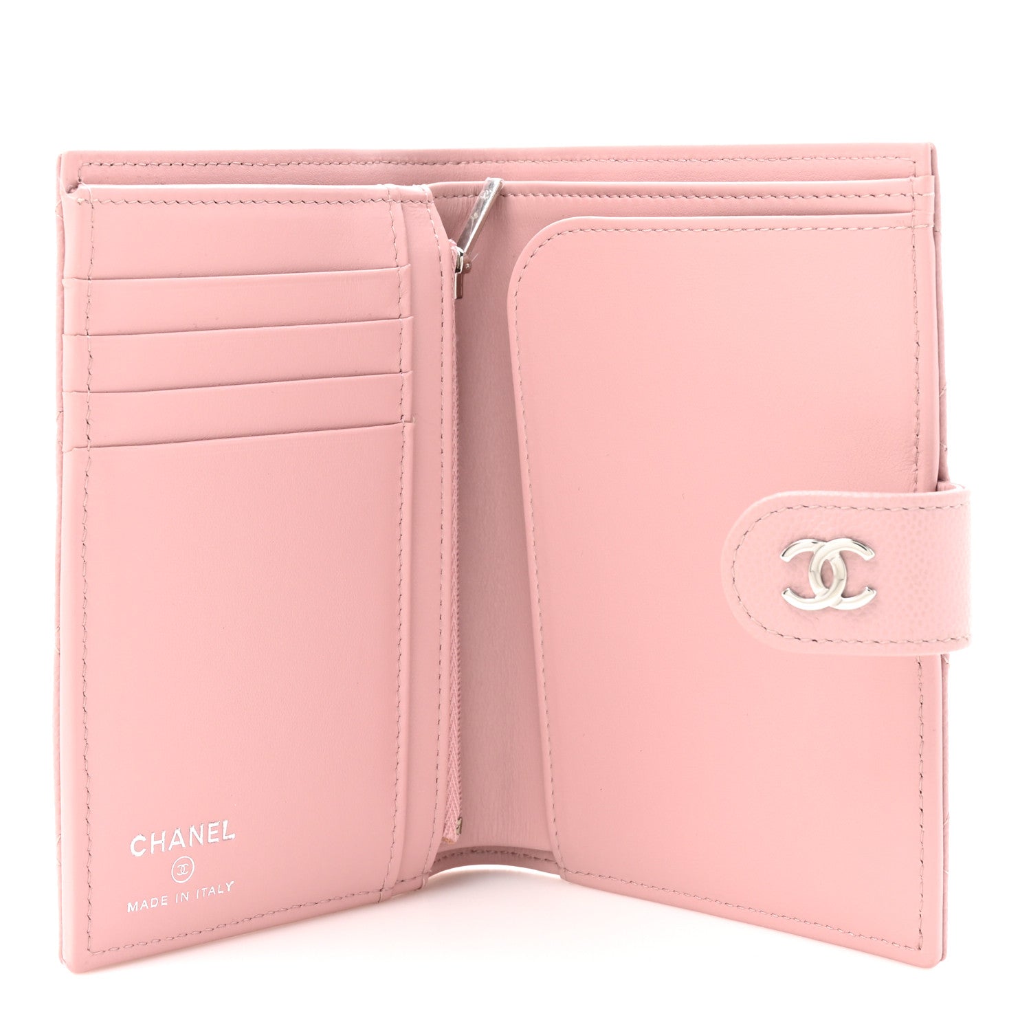Chanel Caviar Quilted Passport Holder Pink 5 of 8