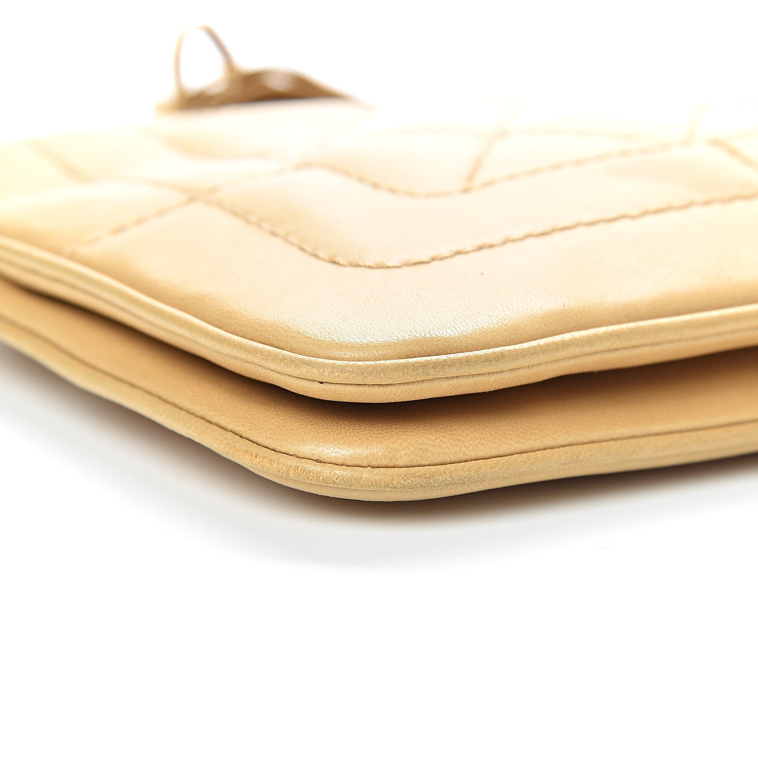 Chanel Lambskin Quilted Tassel Shoulder Bag Beige 8 of 11