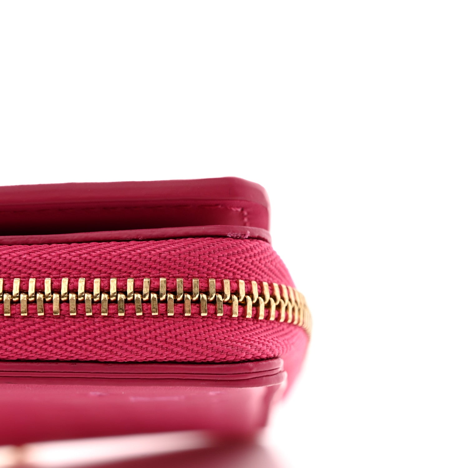 Louis Vuitton Calfskin Nanogram Embossed Lou Wallet Rose 10 of 10
