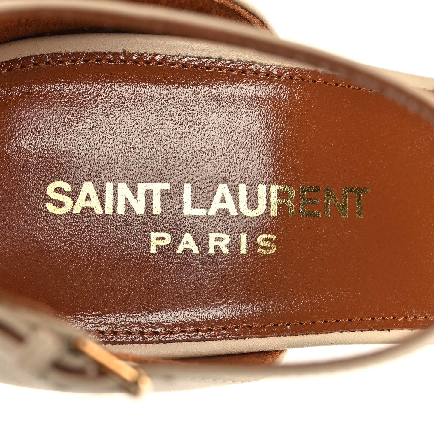 Calfskin 110 Opyum Sandals 39.5 Real Beige