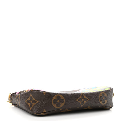 Louis Vuitton Monogram 2021 Christmas Animation Japanese Garden Mini Pochette Accessories Wisteria Pink 4 of 10