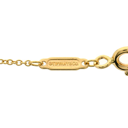 Tiffany 18K Yellow Gold Small T Smile Pendant Necklace 5 of 5