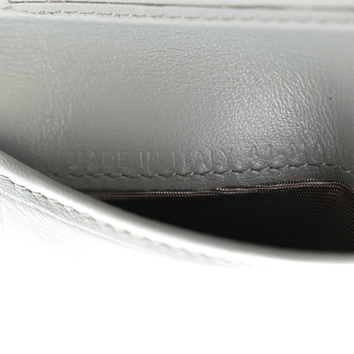 Oblique Saddle Lotus Wallet Grey