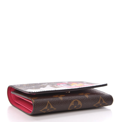 Louis Vuitton Monogram 2019 Christmas Animation Victorine Wallet Fuchsia 4 of 8