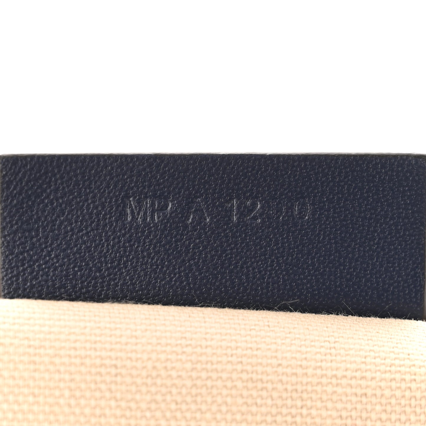 Calfskin Crocodile Embossed Small Antigona Deep Blue