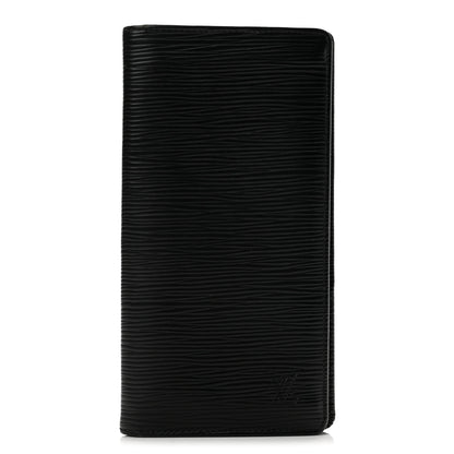 Louis Vuitton Epi Brazza Wallet Black 1 of 12