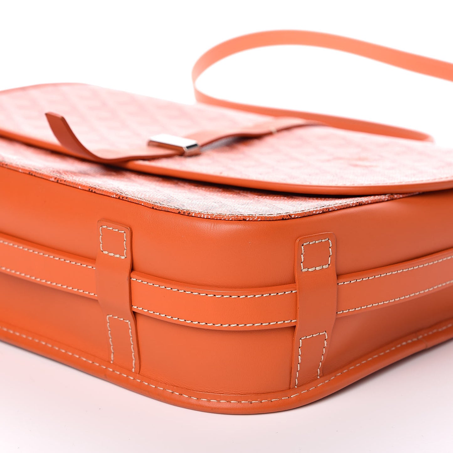 Goyardine Belvedere II MM Messenger Bag Orange