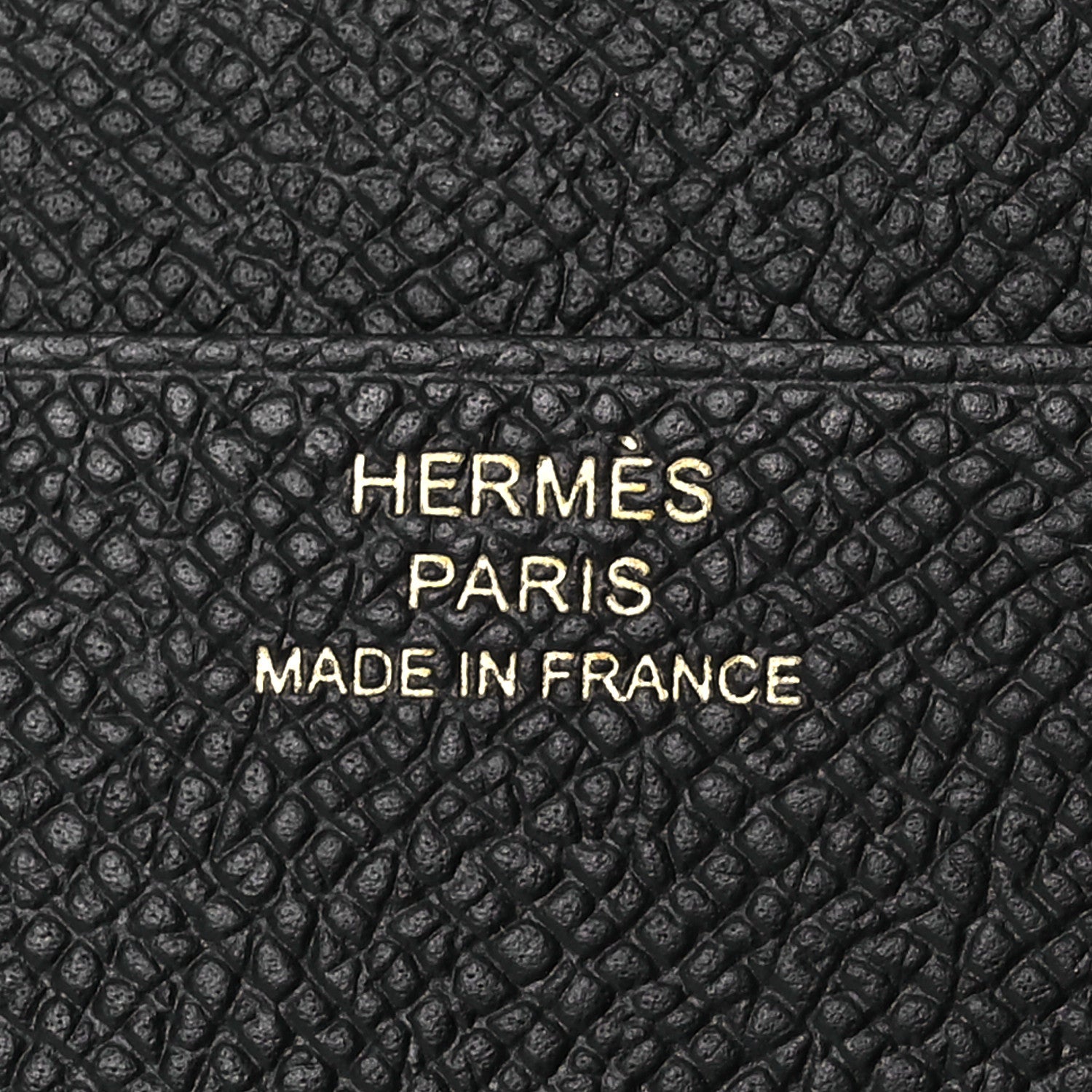 Hermes Epsom Tri-Fold Compact Bearn Wallet Black 9 of 14