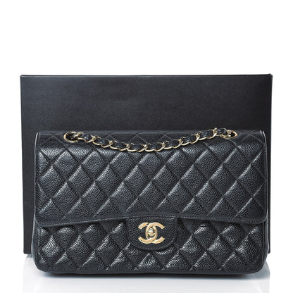 Chanel Caviar Quilted Medium Double Flap Black 16 of 16