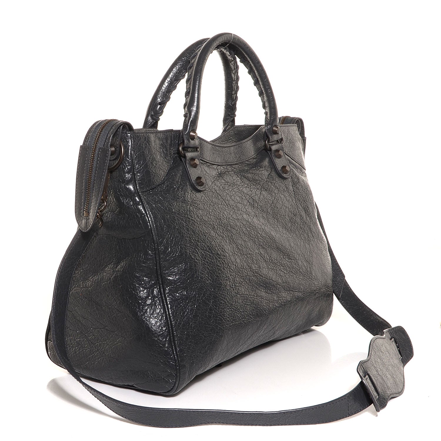 Balenciaga Agneau Classic Hardware Velo Gris Fossile 4 of 12