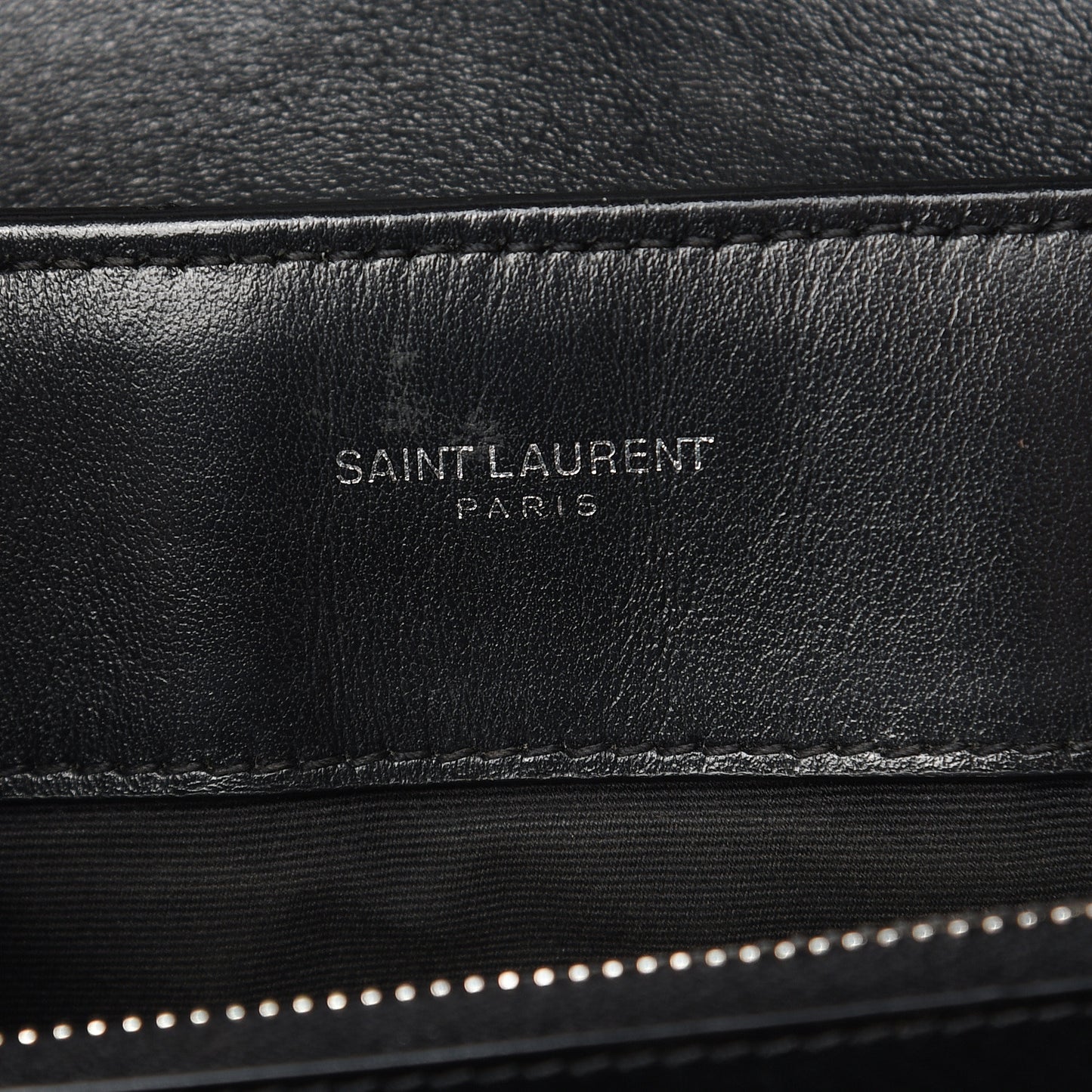 Calfskin Y Quilted Monogram Medium Loulou Chain Satchel Black