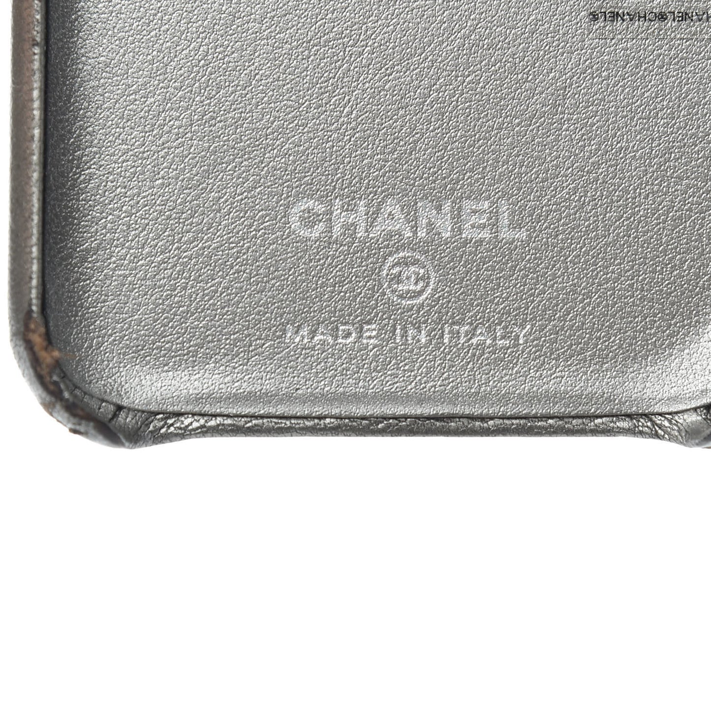 Goatskin Camellia iPhone X Case Grey