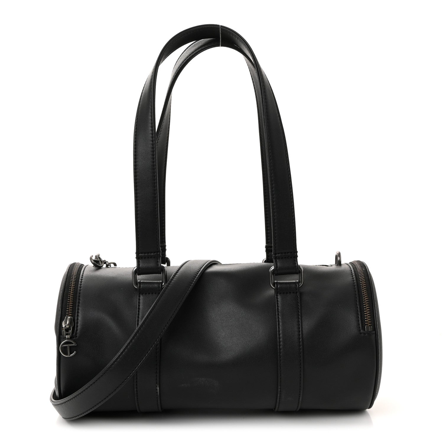 Telfar Vegan Leather Medium Duffle Black 1 of 9